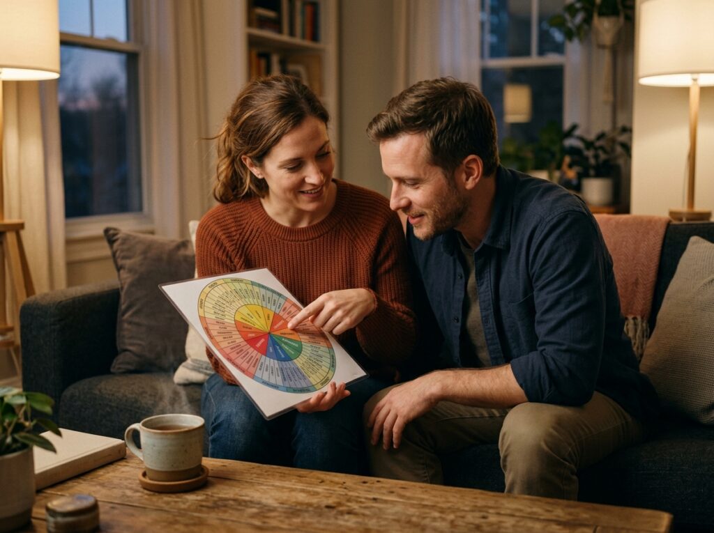 The Emotion Wheel: How Naming Your Feelings Transforms Relationships