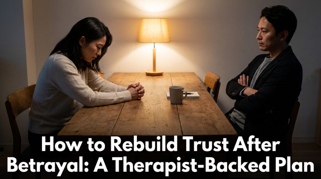 How to Rebuild Trust After Betrayal: A Therapist-Backed Plan
