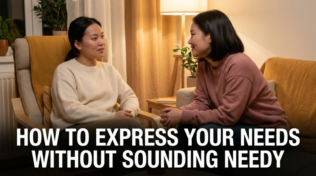 How to Express Your Needs Without Sounding Needy