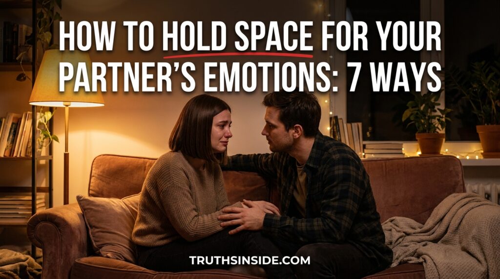 How to Hold Space for Your Partner's Emotions: 7 Ways