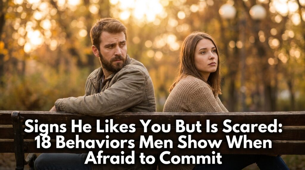 Signs He Likes You But Is Scared: 18 Behaviors Men Show When Afraid to Commit
