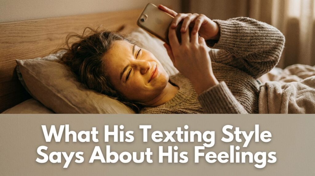 What His Texting Style Says About His Feelings