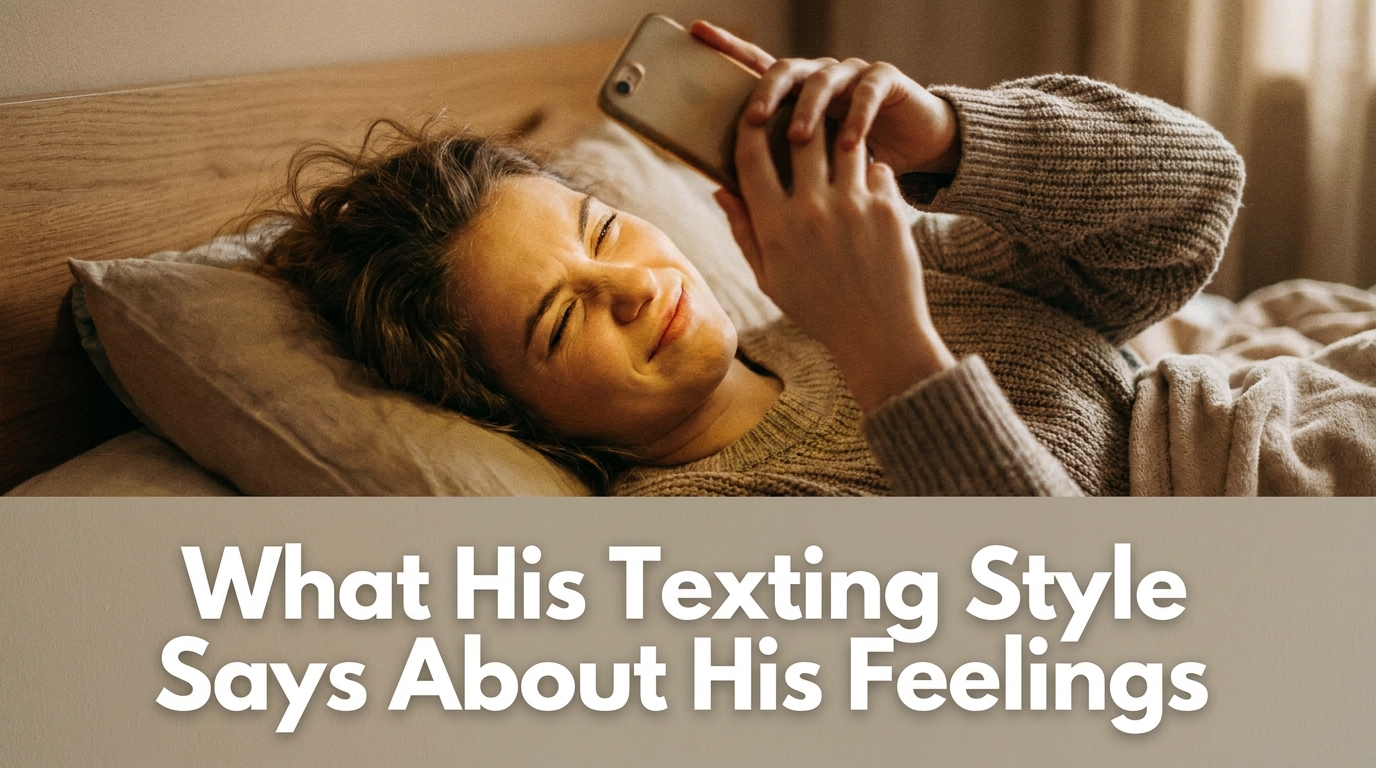 What His Texting Style Says About His Feelings