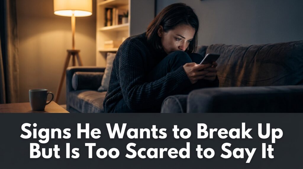 Signs He Wants to Break Up But Is Too Scared to Say It