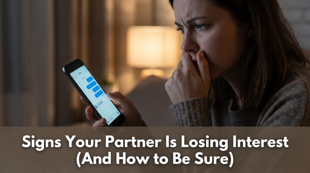 Signs Your Partner Is Losing Interest (And How to Be Sure)