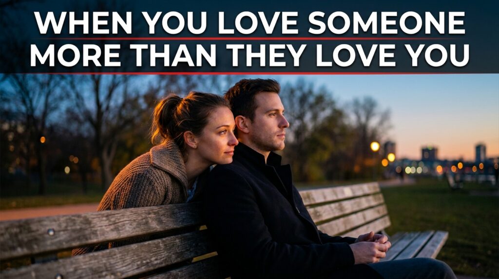 When You Love Someone More Than They Love You