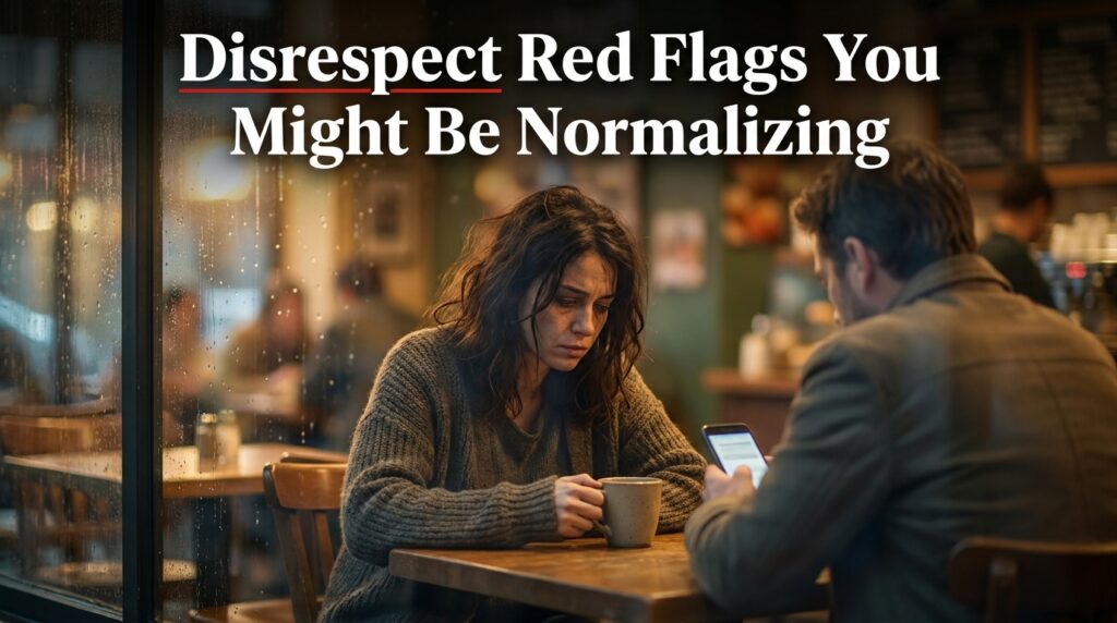 Disrespect Red Flags You Might Be Normalizing