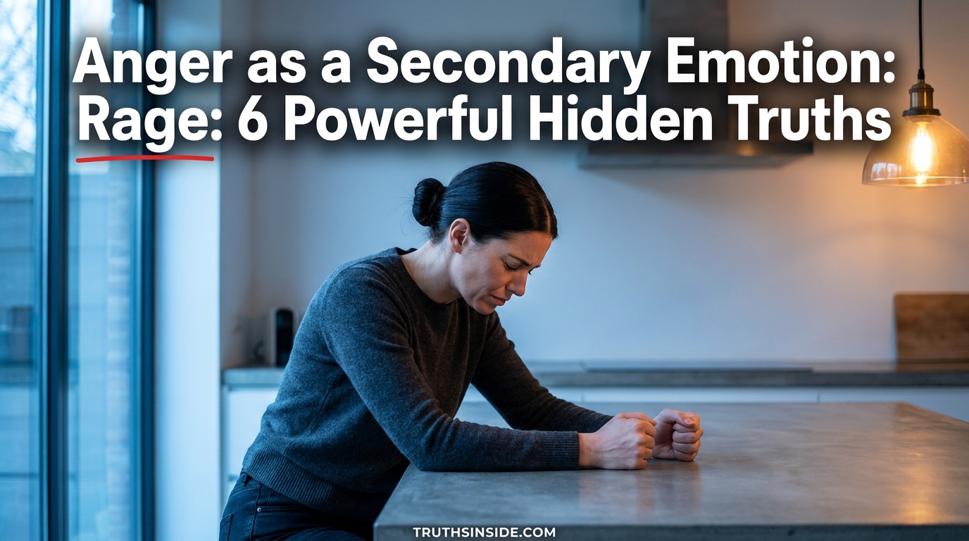 Anger as a Secondary Emotion: 6 Powerful Hidden Truths
