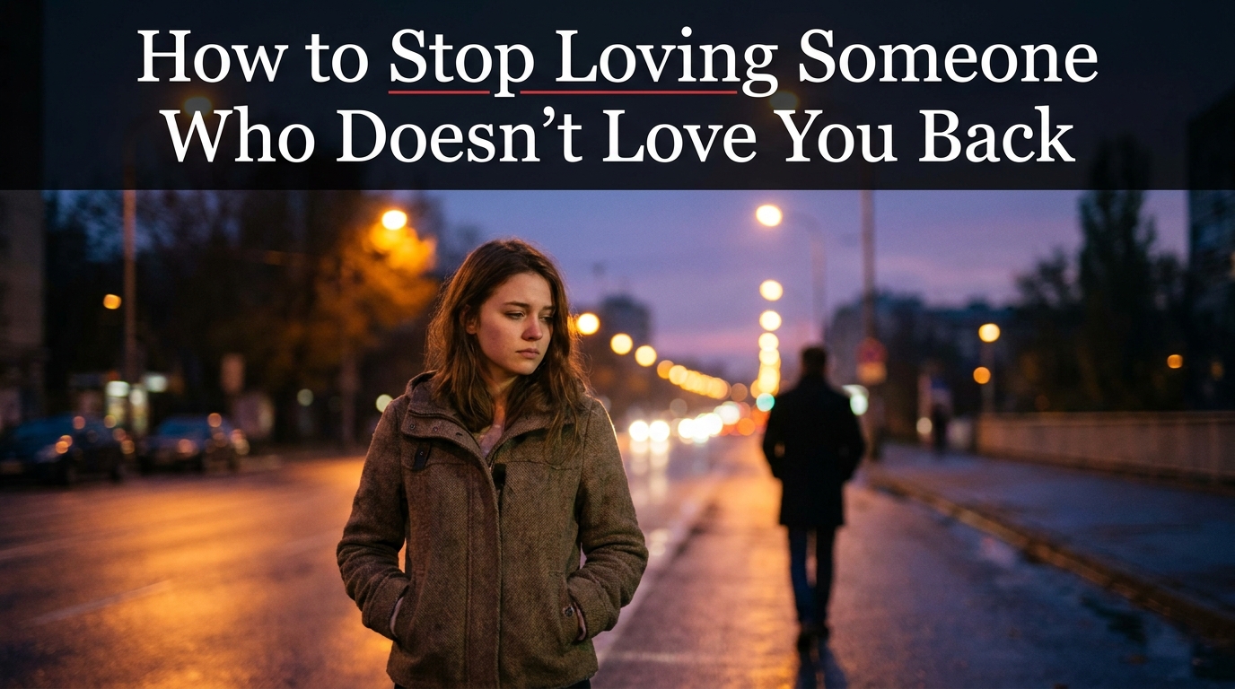 How to Stop Loving Someone Who Doesn't Love You Back