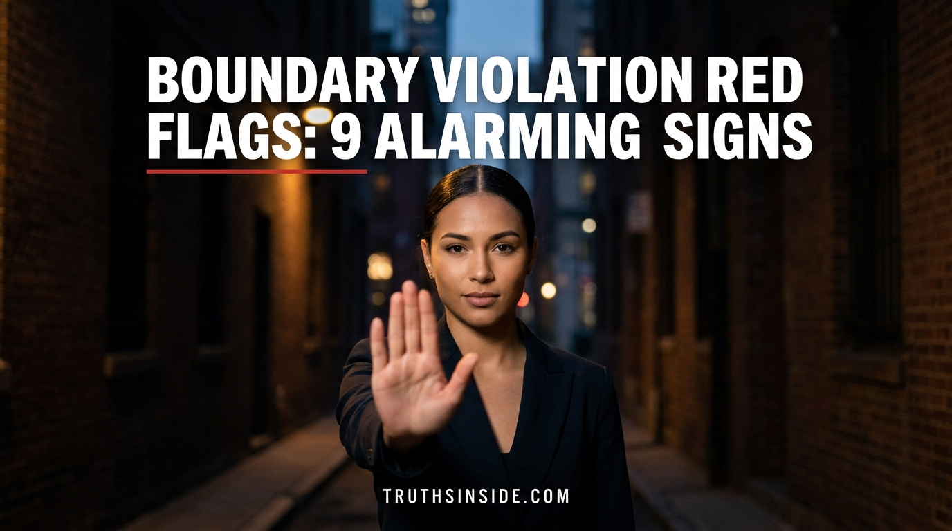Boundary Violation Red Flags: 9 Alarming Signs