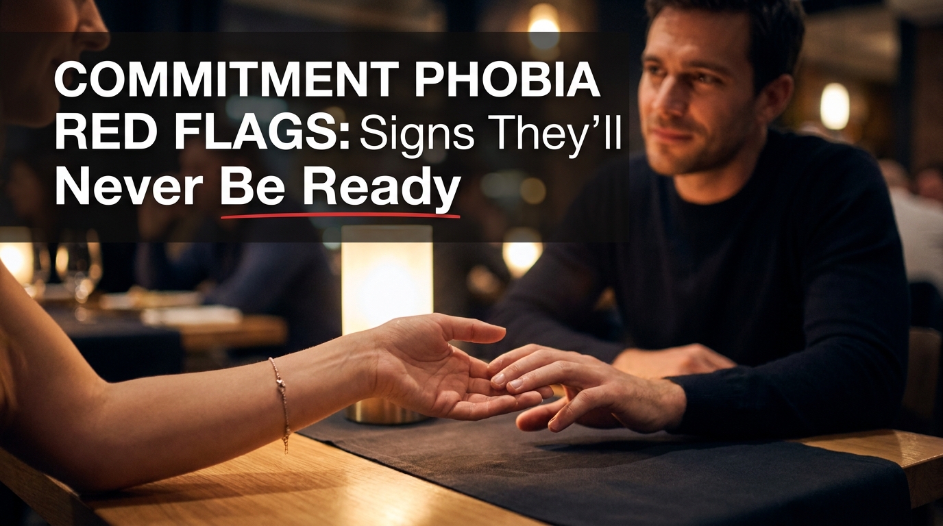 Commitment Phobia Red Flags: Signs They'll Never Be Ready