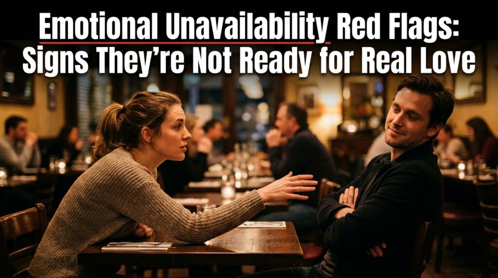 Emotional Unavailability Red Flags: Signs They're Not Ready for Real Love
