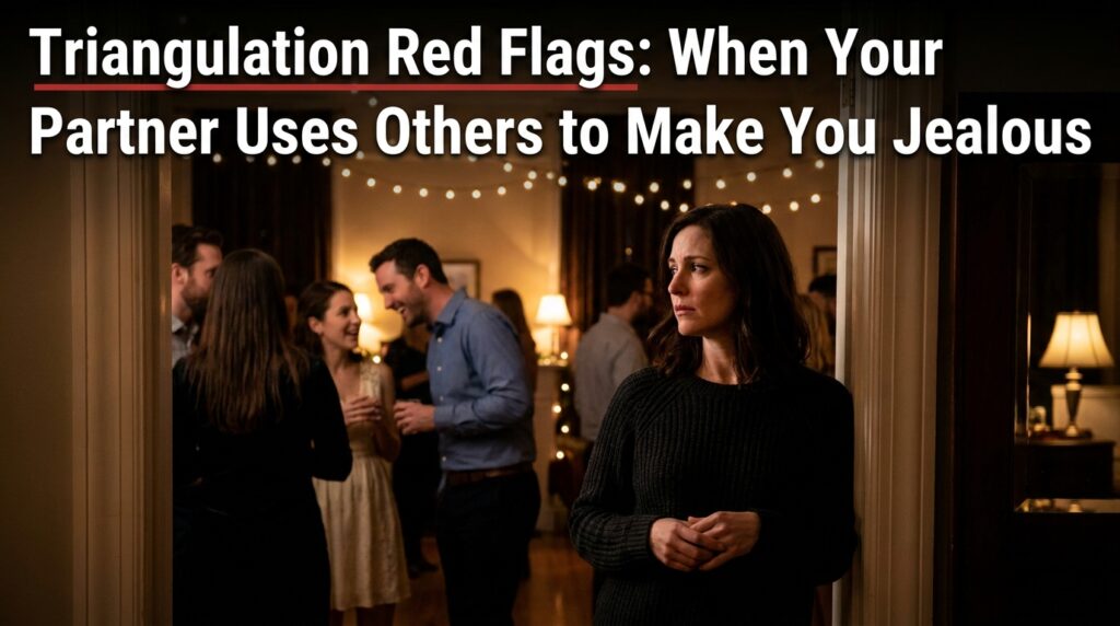 Triangulation Red Flags: When Your Partner Uses Others to Make You Jealous