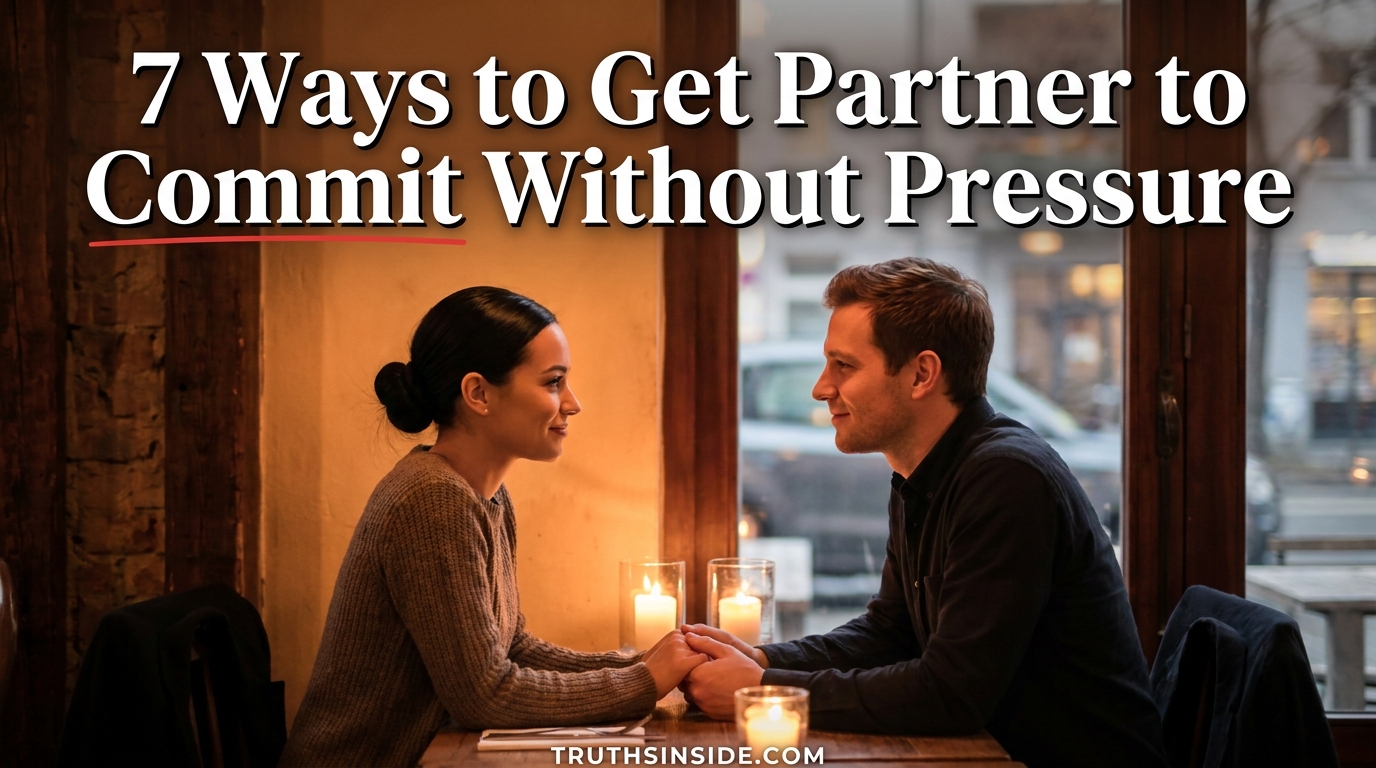 7 Ways to Get Your Partner to Commit Without Pressure