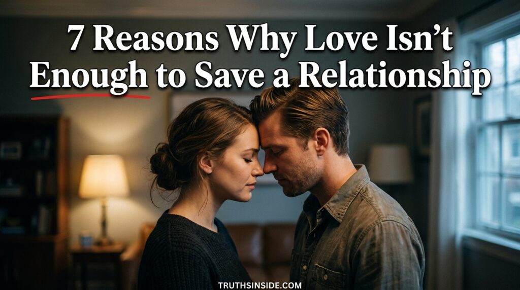 7 Reasons Why Love Isn't Enough to Save a Relationship