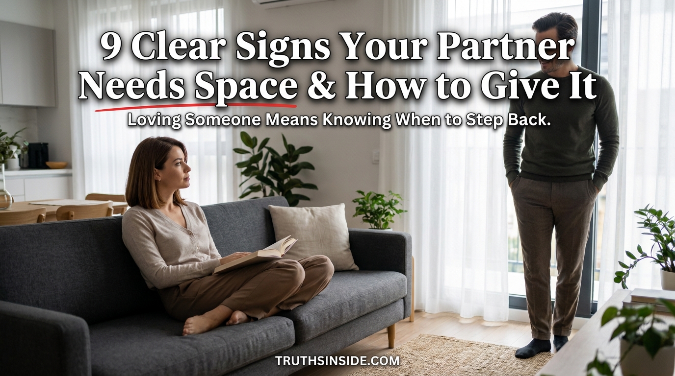 9 Clear Signs Your Partner Needs Space & How to Give It