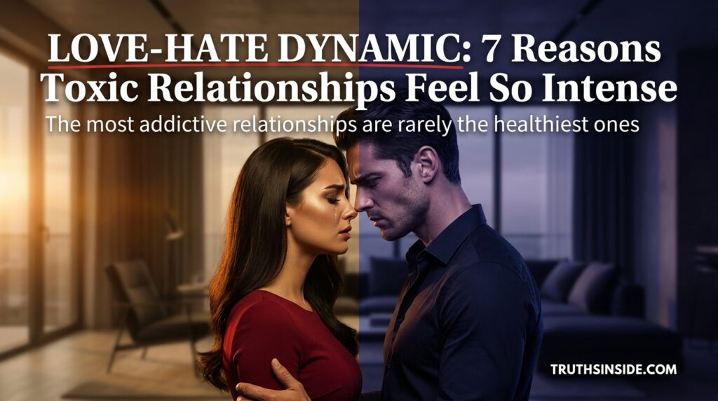 Love-Hate Dynamic: 7 Reasons Toxic Love Traps You