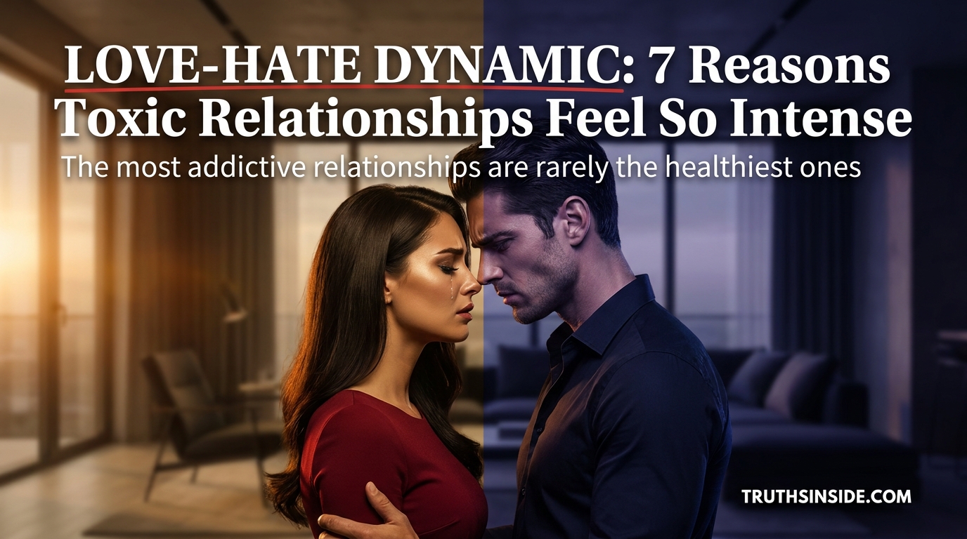 Love-Hate Dynamic: 7 Reasons Toxic Love Traps You