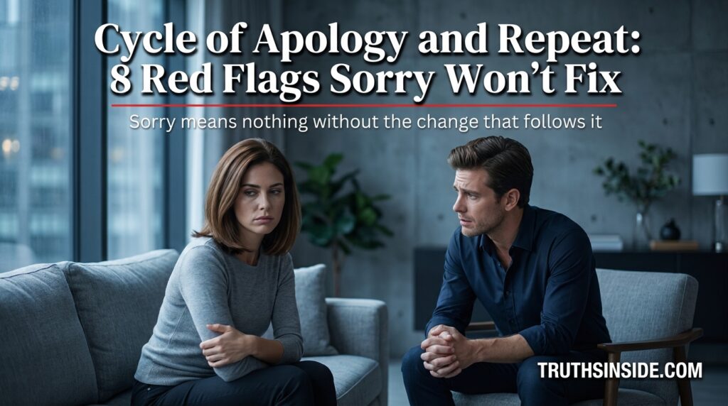 Cycle of Apology and Repeat: 8 Red Flags Sorry Won't Fix