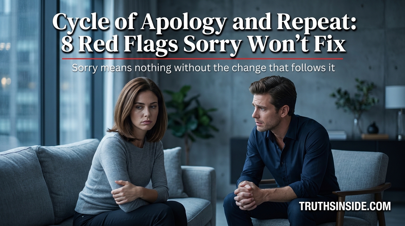 Cycle of Apology and Repeat: 8 Red Flags Sorry Won't Fix