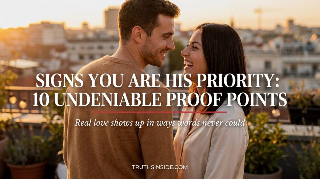 Signs You Are His Priority: 10 Undeniable Proof Points