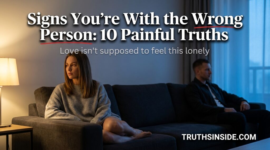Signs You're With the Wrong Person: 10 Painful Truths