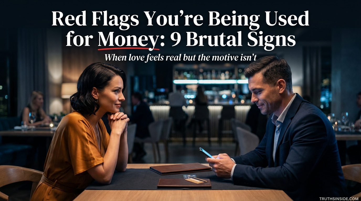 Red Flags You're Being Used for Money: 9 Brutal Signs