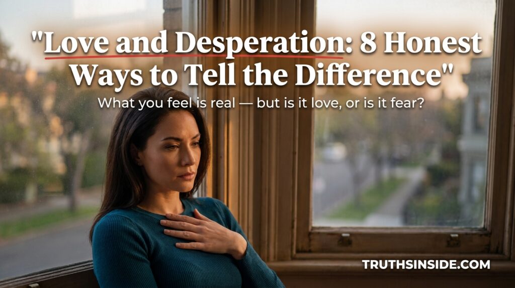 Love and Desperation: 8 Honest Ways to Tell the Difference