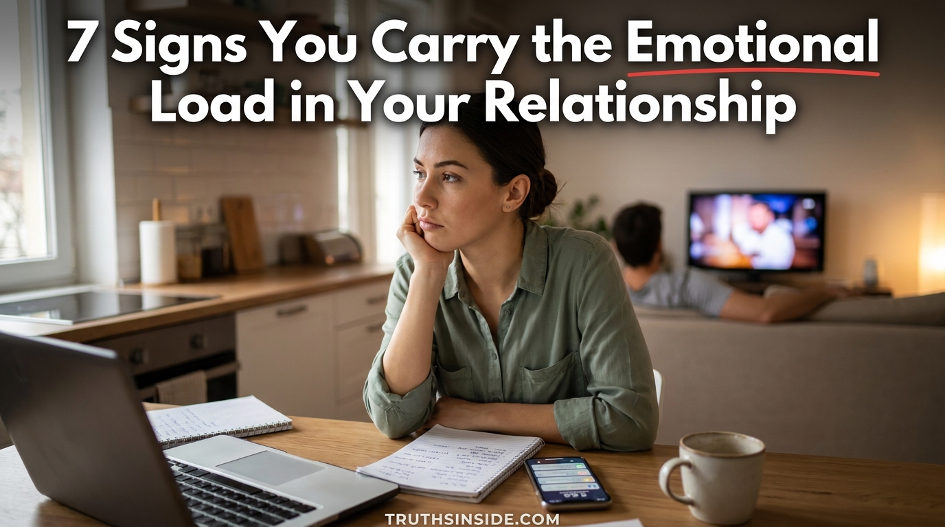 7 Signs You Carry the Emotional Load in Your Relationship