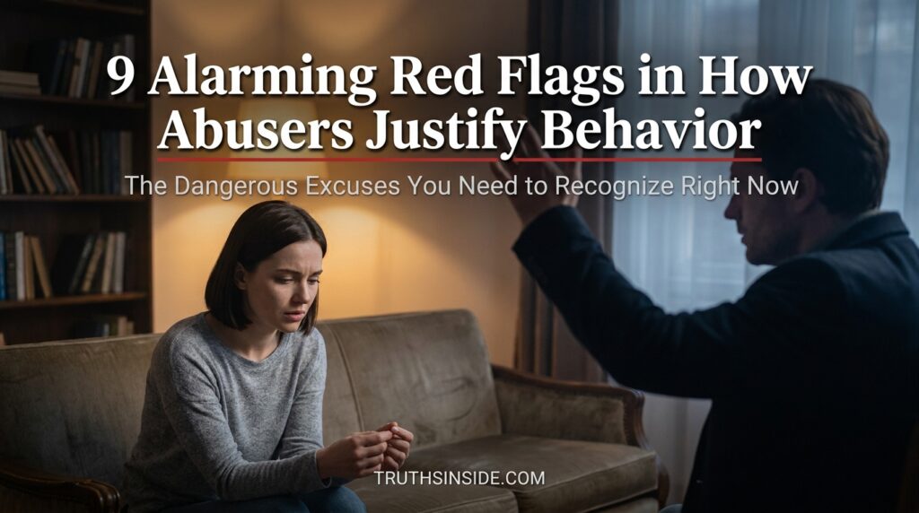 9 Alarming Red Flags in How Abusers Justify Behavior