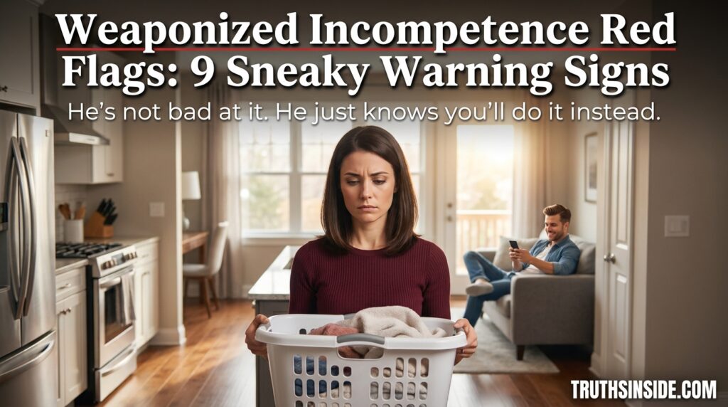 Weaponized Incompetence Red Flags: 9 Sneaky Warning Signs