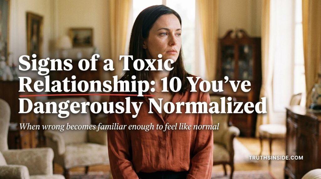 Signs of a Toxic Relationship: 10 You've Dangerously Normalized