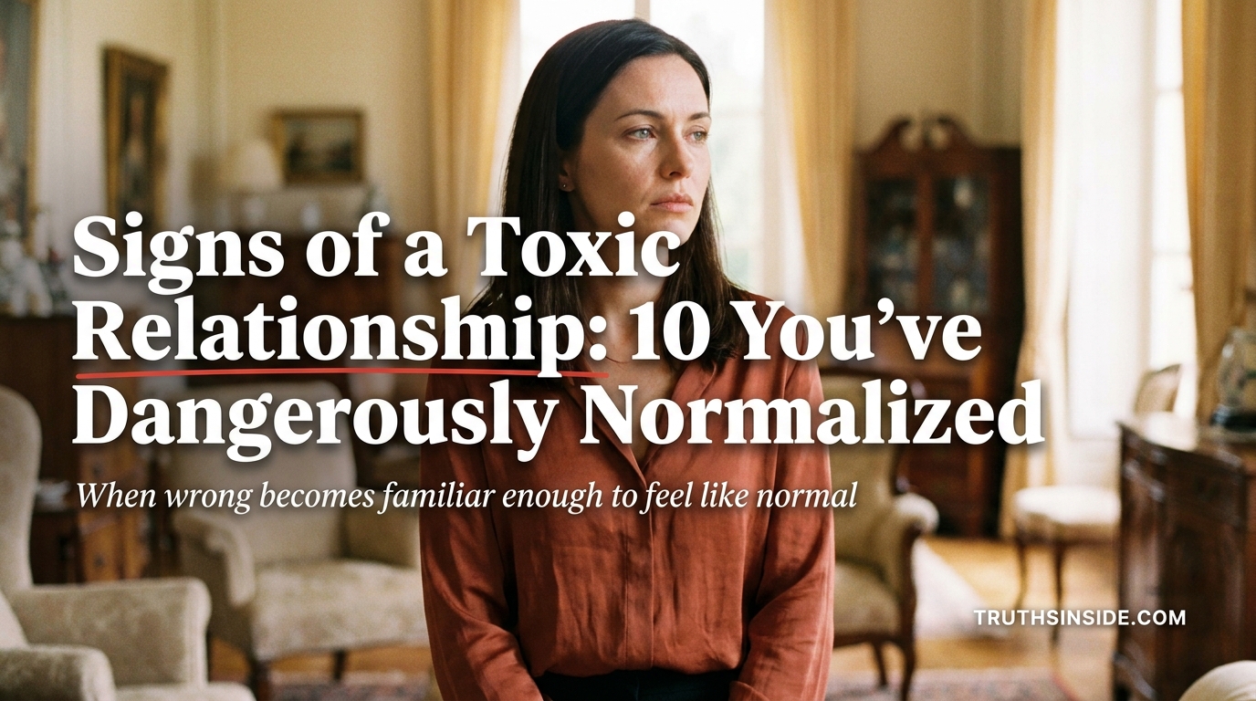 Signs of a Toxic Relationship: 10 You've Dangerously Normalized