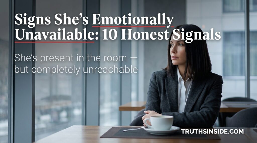 Signs She's Emotionally Unavailable: 10 Honest Signals