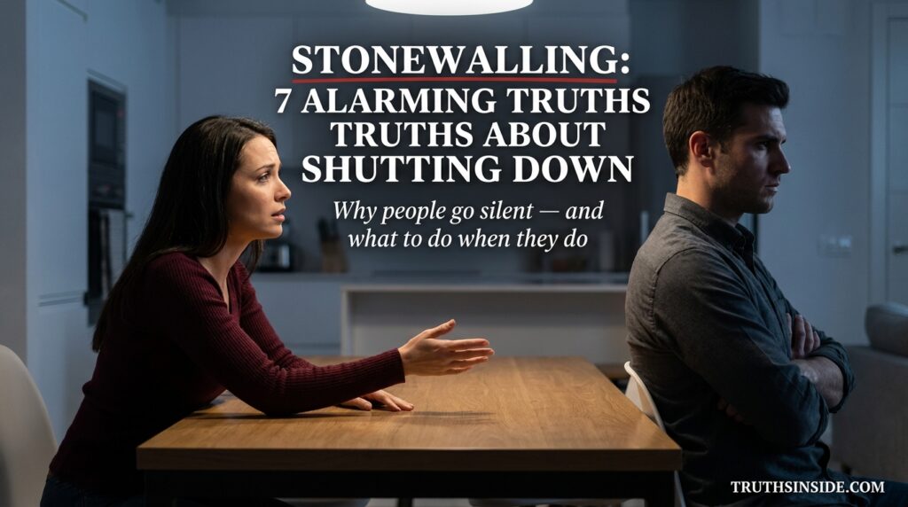 Stonewalling: 7 Alarming Truths About Shutting Down