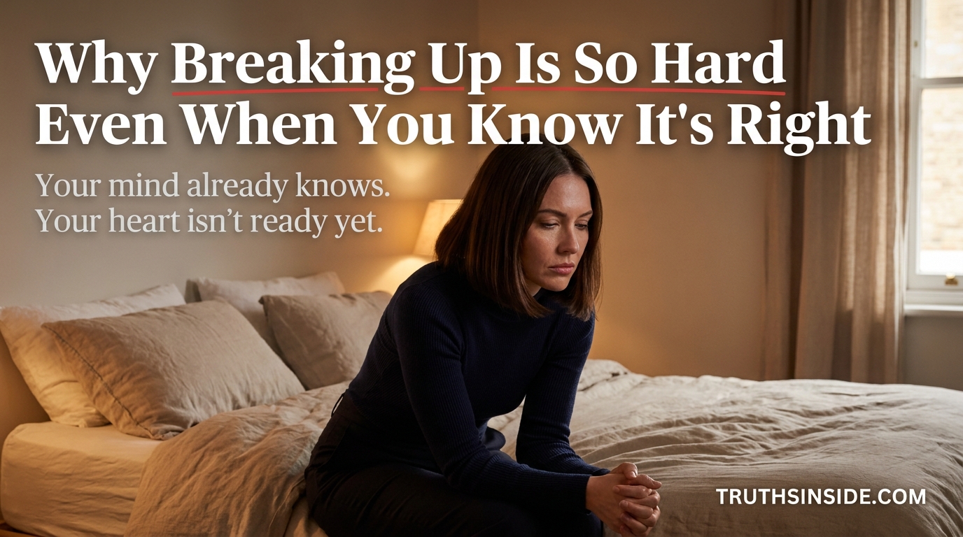 Why Breaking Up Is So Hard Even When You Know It's Right