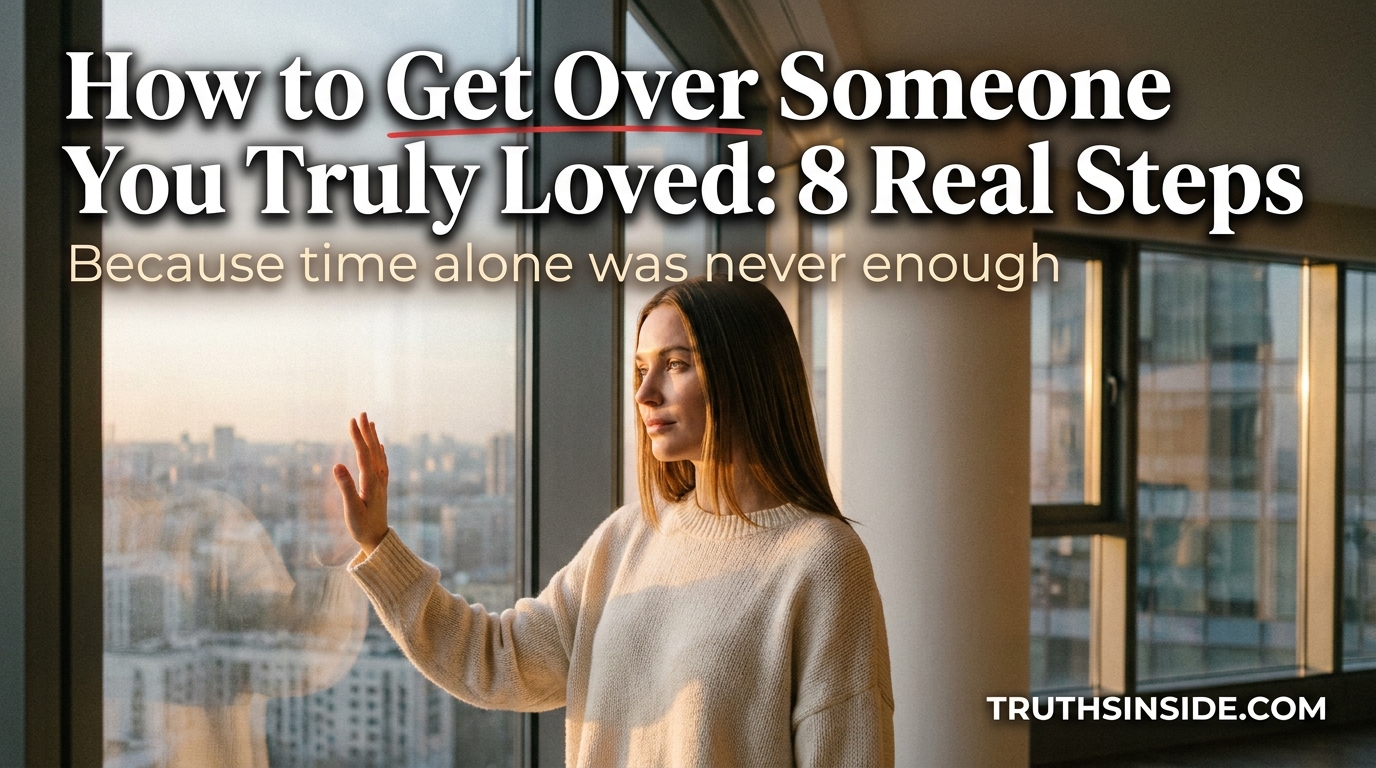 How to Get Over Someone You Truly Loved: 8 Real Steps