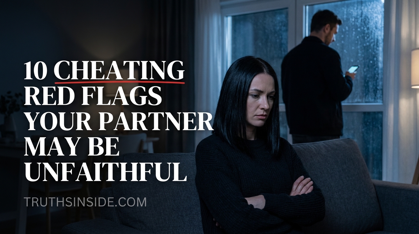 10 Cheating Red Flags Your Partner May Be Unfaithful
