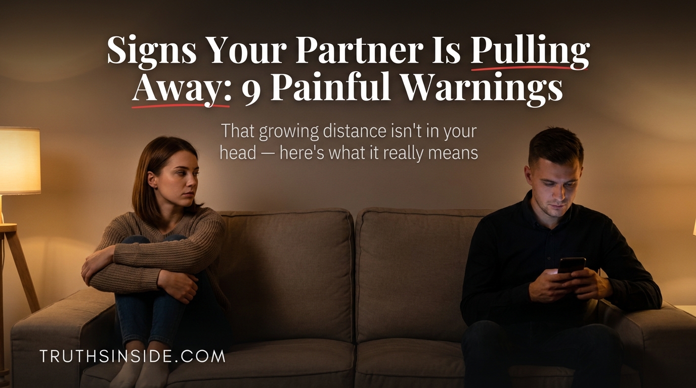 Signs Your Partner Is Pulling Away: 9 Painful Warnings
