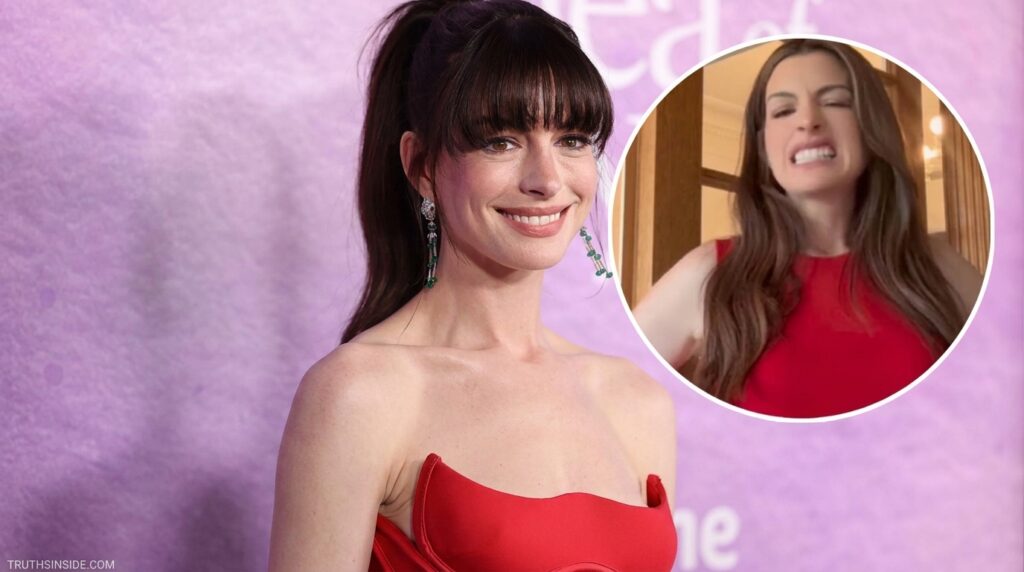 Anne Hathaway Wardrobe Mishap: Boldly Stunning Twist