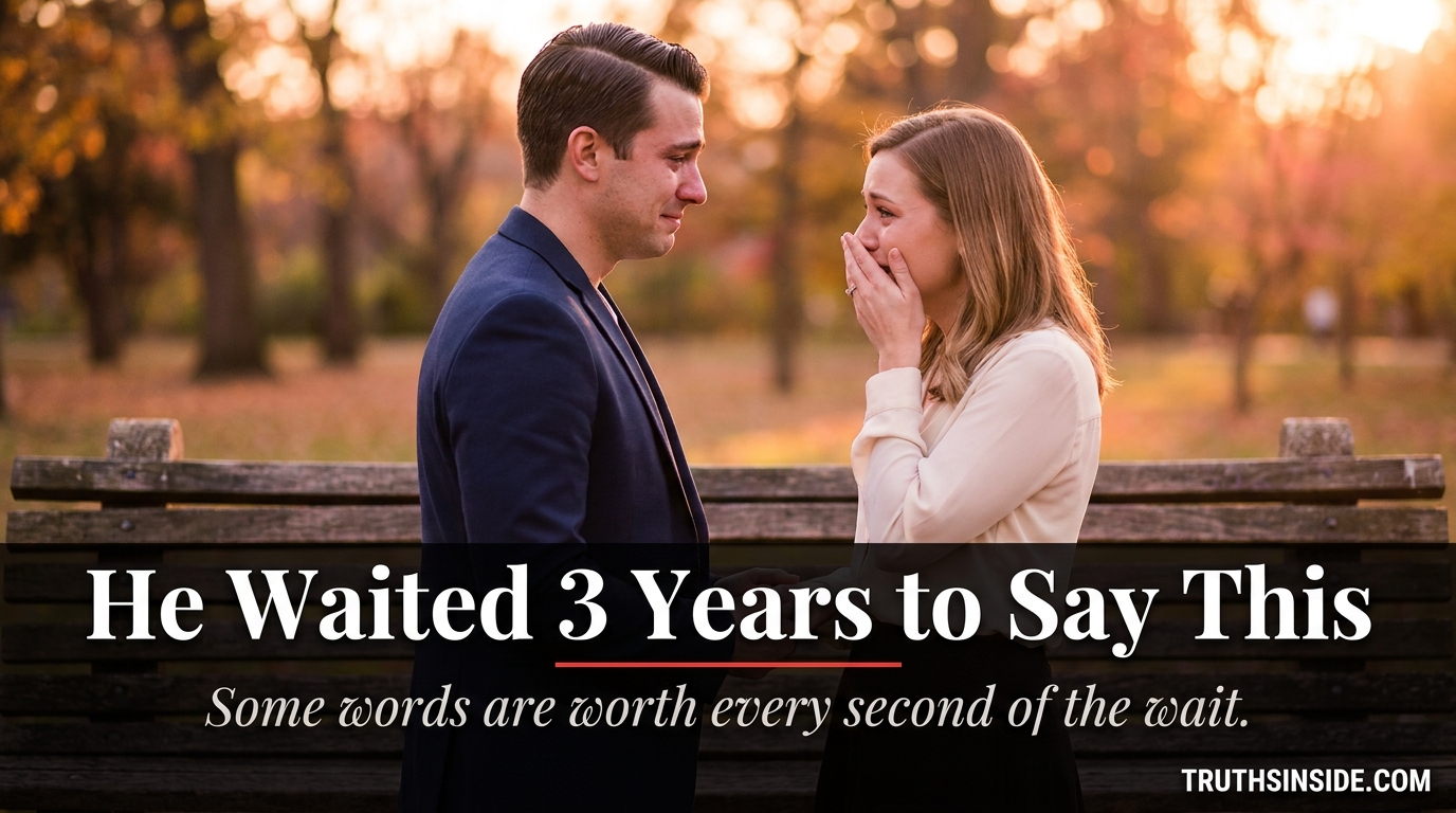 He Waited 3 Years to Say This — Powerful Love Story