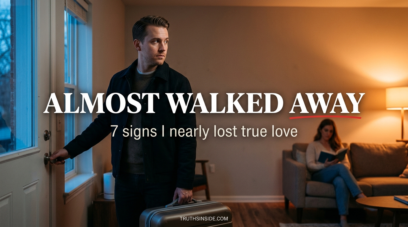 Almost Walked Away: 7 Signs I Nearly Lost True Love
