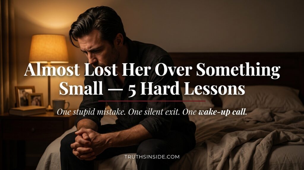 Almost Lost Her Over Something Small — 5 Hard Lessons