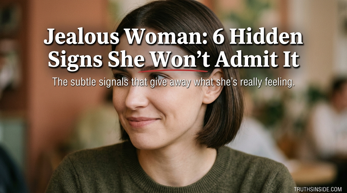 Jealous Woman: 6 Hidden Signs She Won't Admit It