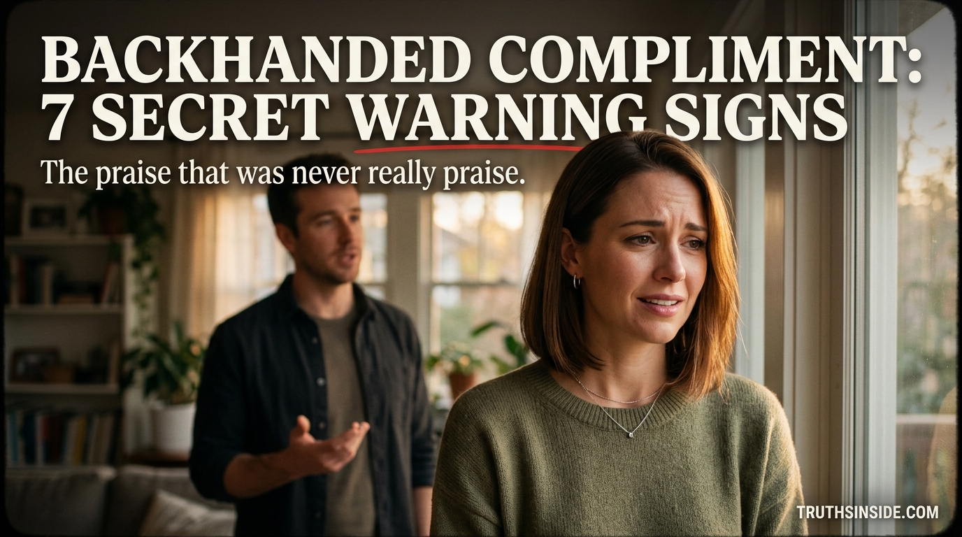 Backhanded Compliment: 7 Secret Warning Signs