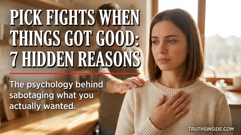 Pick Fights When Things Got Good: 7 Hidden Reasons