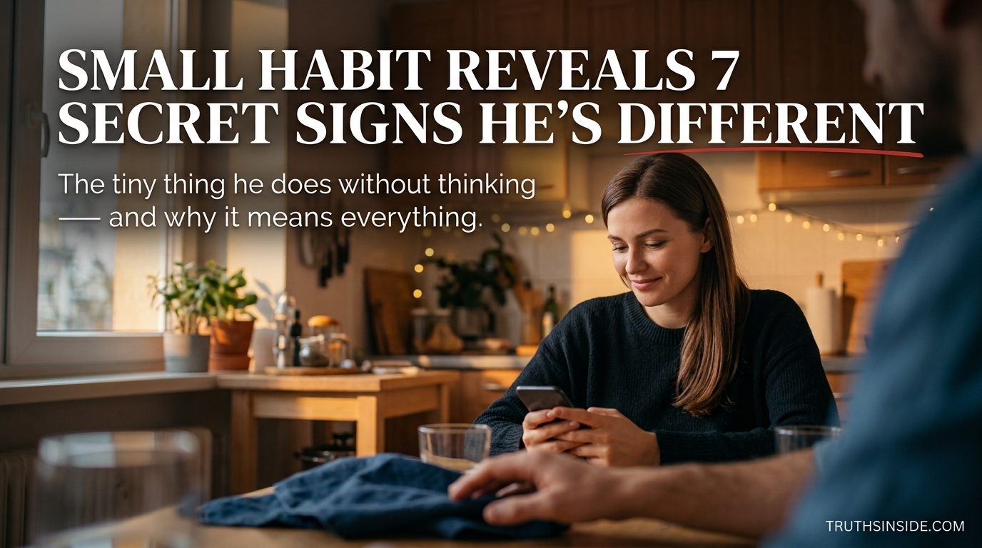 Small Habit Reveals 7 Secret Signs He's Different