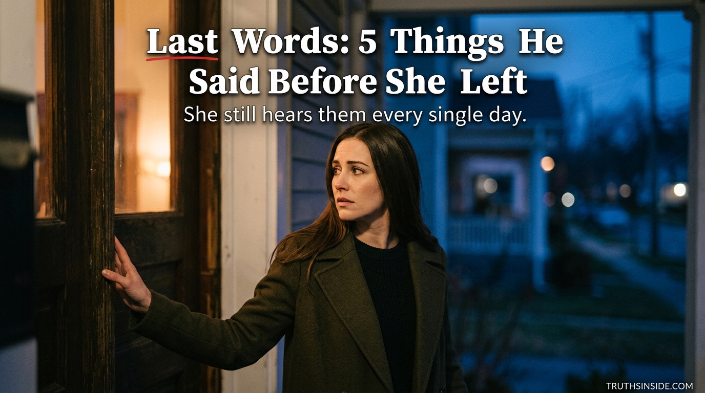 Last Words: 5 Things He Said Before She Left