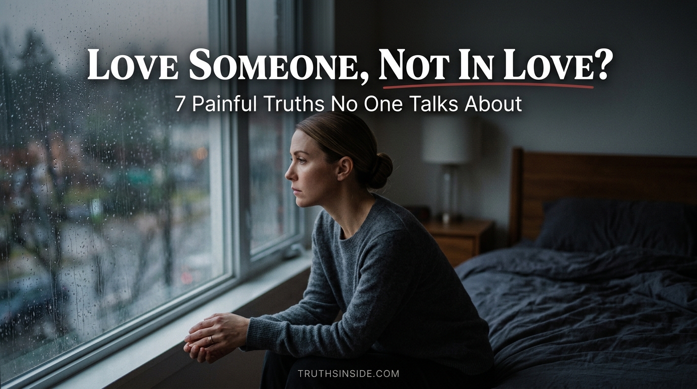 Love Someone, Not In Love? 7 Painful Truths