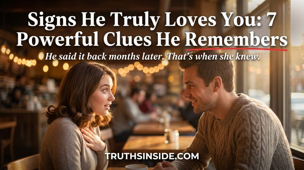 Signs He Truly Loves You: 7 Powerful Clues He Remembers